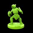 goblin-swordman-miniature-back.jpg Goblin swordman 28mm Miiniature