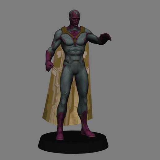 Vision - Avengers Infinity War - LOW POLYGONS AND NEW EDITION - 3D model önizlemesi