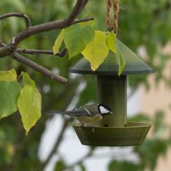 EXI01026.jpg Free STL file Vogel Futterspender / Bird food dispenser・3D printable model to download