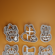 all_001.png 6 HALLOWEEN DOGS - COOKIE CUTTERS