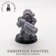 EMBERFOLK FIGHTERS BRETHREN OF KARAAD Fichier OBJ Combattants Emberfolk・Plan à imprimer en 3D à télécharger