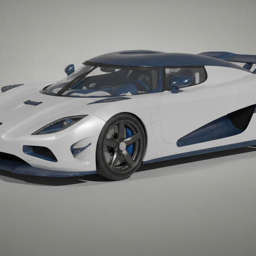 Koenigsegg Agera R 2012 STL 3D Print Model