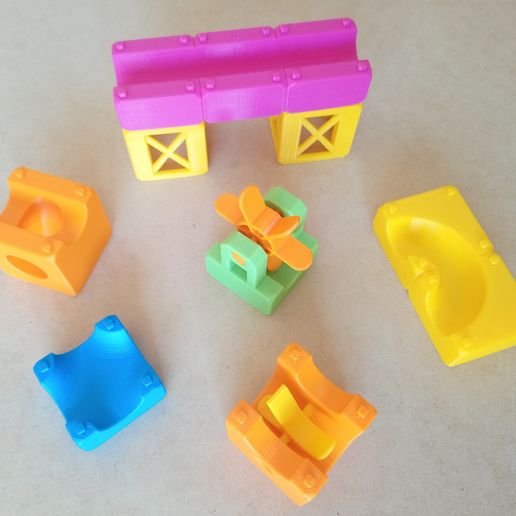 Marble Run Blocks - Extension pack - Cults3D 3D Model | 3Drop