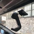 foto1.jpg Quick Release Steering Wheel Support for BMW E46: Replacement Installation for Rearview Mirror