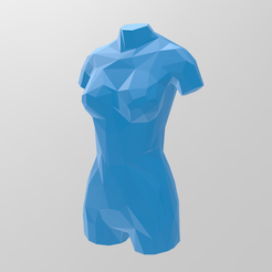 Female-Mannequin-Stand-Low-Poly01.png Bust  Sexy Female Mannequin Stand - Low Poly