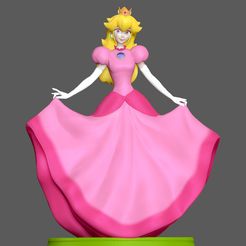 1.jpg 3D-Datei PFIRSICH PRINZESSIN DISNEY STIL SUPER MARIO ANIMATION 3D DRUCK・Vorlage für 3D-Druck zum herunterladen