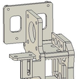 New_Carriage_Parts_Only_Right.PNG Revised MGN12H Carriage for BMG and BLTouch with RJ45 mounts, "Over the Top" Style