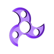 deadly-wave-3x-halfball-20rot-.8off.stl Deadly Wave Fidget Spinner (pick-a-weight)