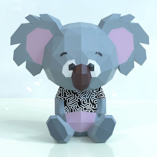 KOALA BEAR SEATED 3D model