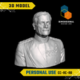 John-J.-Pershing-Personal.png 3D Model of John J. Pershing - High-Quality STL File for 3D Printing (PERSONAL USE)