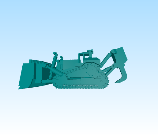 🚜 Bulldozer D11T・ 3MF File for 3D printing・Cults