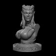 CG Pyro Term27 Pumyra Tier 1 Grey Bust HD 01..jpg Thundercats Pumyra STL for 3D printing Fanart Term 27 CG Pyro s 3D print model