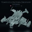 TPD_Front_small.jpg Tempestus Pattern Dropship - Heavy Weapon Flying Transport