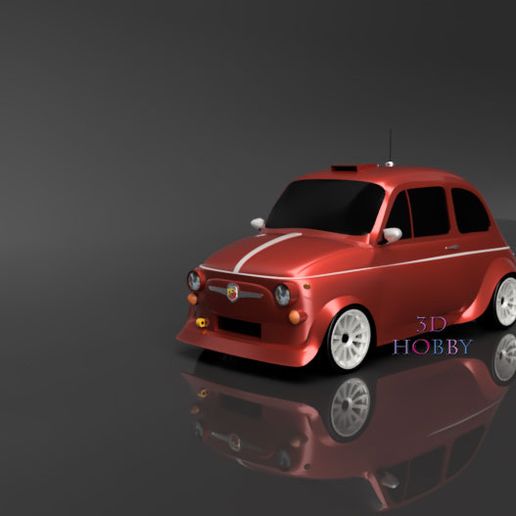 Download STL file Fiat 500 695 • 3D printable template ・ Cults