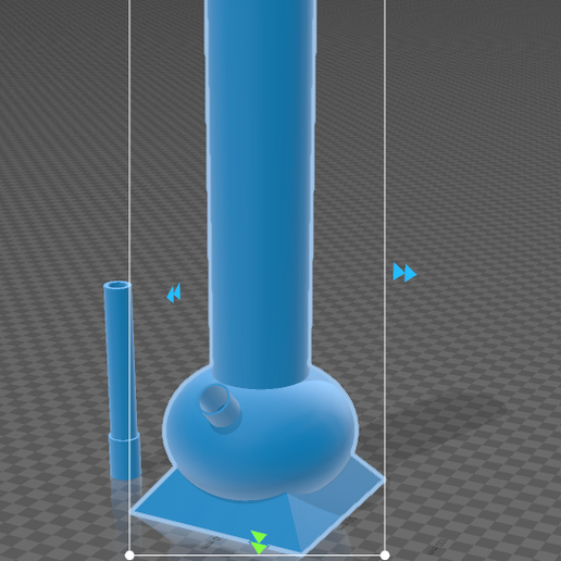 Bong with belly 3D model