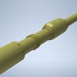 Gun_Abrams.jpg M256 120mm Smoothbore Gun Barrel for M1A1/M1A2 Abrams in 1/16 Scale 3D Print Model (Pre-Supported)