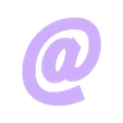 ARROBA.stl STL file Letters and Numbers Indiana Jones Letters and Numbers | Logo・Model to download and 3D print