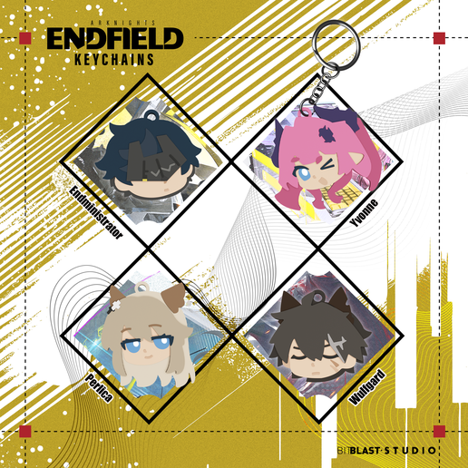 Arknights Endfield Keychains