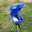 0000369.jpg Table easel with paint box and tripod mount