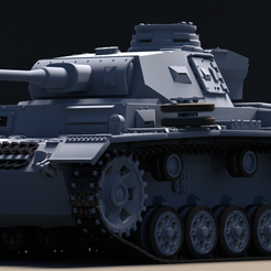 Render-Main.png Panzer III Tank 1:35 Scale Model