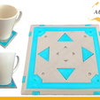 Bounce Padebay.png Файл STL Fortnite Bounce Pad Drink Coaster Ps4 Xbox Pc・3D-печать дизайна для загрузки