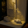 123123.png Baby Harry Potter Doorstep Privet Drive Book Nook STL - Shelf Insert 3D Print Model