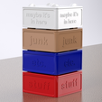 Capture d’écran 2018-01-17 à 16.28.53.png Free STL file Kitchen Junk Boxes・Model to download and 3D print