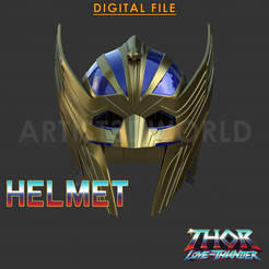 Thor1a.png Archivo STL Casco de Thor Amor y Trueno 3D FILE STL・Objeto imprimible en 3D para descargar, maxqdree