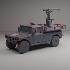 Vamtac-mistral-1.png STL file URO Vamtac with Mistral Missile・3D print model to download