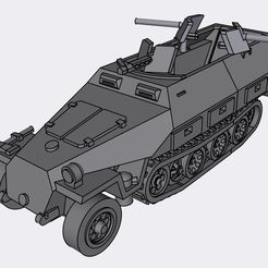 FDB1F2A2-E887-4240-B33C-0B414DF32A5B.jpeg Fichier 3D gratuit SdKfz 251/16 Véhicule blindé à flamme (Flame tank)・Modèle à télécharger et à imprimer en 3D