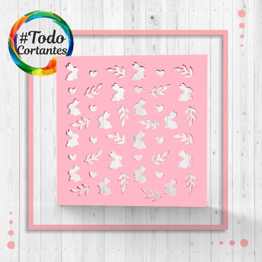 Texture/ Stencil Easter 3D model