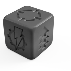 Dice_14.png Free STL file Battlefleet Gothic Orders Dice (SUpported)・3D printer design to download