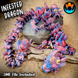 8.png Infested Dragon, Scary Halloween Flexi Dragon