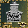 5.jpg Emberheart's Grasp: Enigmatic Fireplace - Fangs of the Hearth (Personal Use Only)