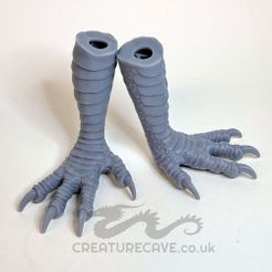 20231117_105931.jpg Griffin / Dragon / Creature Legs for Art Dolls and Puppets