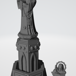 H1.png Free STL file Damaged statue - separated head・3D printable model to download