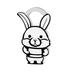 zeko-5.png CHARMING RABBIT KEYCHAIN / EARRINGS / NECKLACE