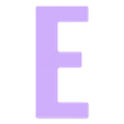 E.stl Simple uppercase alphabet- Abecedario mayuscula sencilla