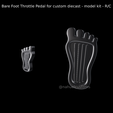 New-Project-2021-07-31T170215.134.png Bare Foot Throttle Pedal for custom diecast - model kit - R/C
