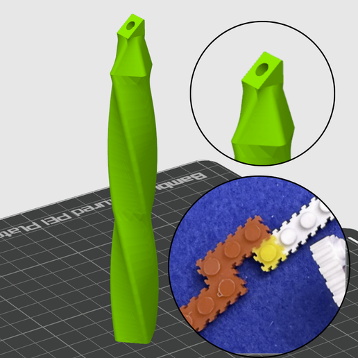 The Stud-Grip Helix V2 | Tapered Precision Edition (LEGO & Microbrick Compatible)