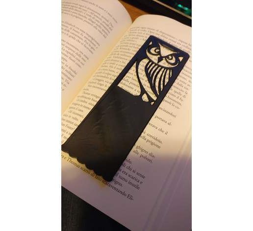 Owl Bookmark - 3D model önizlemesi