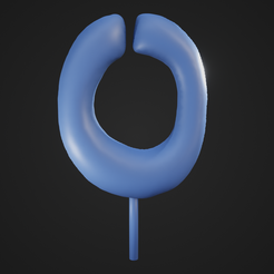 Zero_1.png STL file Zero Caketopper・Template to download and 3D print