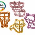 animalitos del bosque.26.jpg Fichier STL set animaux de la forêt moule à biscuits・Design pour imprimante 3D à télécharger