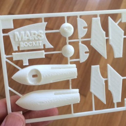 MARS ROCKET PUZZLE 3D model