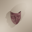 Maskfemme01.png Woman Mask Deco Wall Decoration