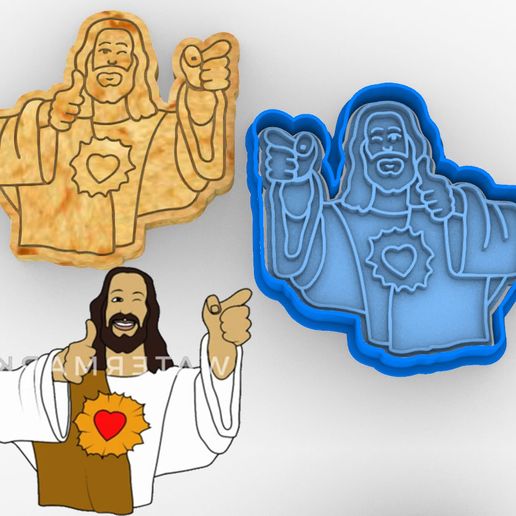 Jesus meme 3D model