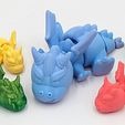 FLEXI-PYRO-02.jpg Articulated Pyro, our cute flexi dragon fidget toy, its articulated and printed in place