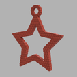 65.png Hollow christmas star X76
