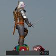 Preview08.jpg Geralt vs The Crones The Witcher 3 - Henry Cavill Version 3D print model