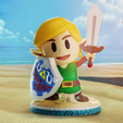 RenderFinalLinkawakeningONE.png Chibi Link - Zelda Link´s Awakening (Fan Art)